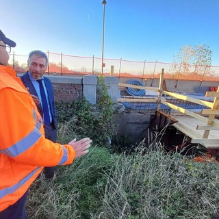 Proseguono i lavori di manutenzione del ponte sul Po a Verrua Savoia