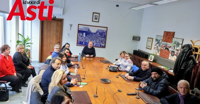 Il tavolo riunitosi in Provincia (ph. Merfephoto - Efrem Zanchettin)