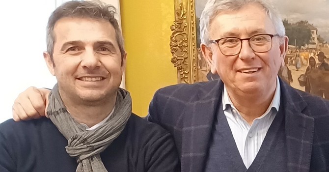 L'assessore Vitale e il sindaco Castello L'assessore Vitale e il sindaco Castello