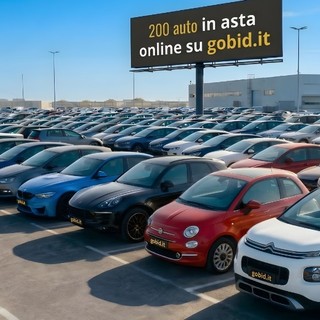 Conto alla rovescia per la Maxi Asta di 200 auto su  Gobid.it