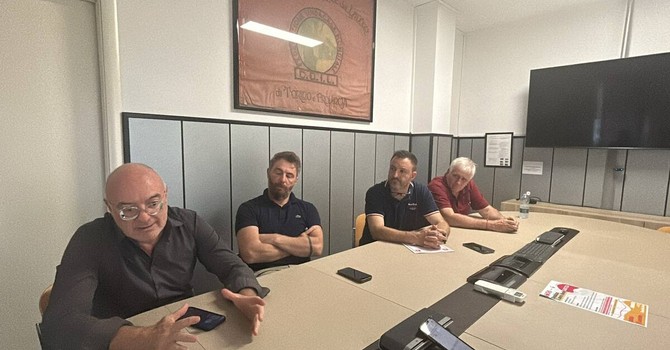 Manifestazione a Brandizzo in vista dell'avvio del processo