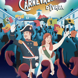L'immagine ufficiale dell'edizione 2026 del Carnevale di Ivrea