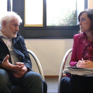 Monica Canalis e Giuliano Maggiora, presidente di Alzheimer Piemonte Monica Canalis e Giuliano Maggiora, presidente di Alzheimer Piemonte