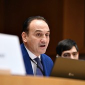 Il governatore del Piemonte, Alberto Cirio