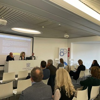 Un momento dell'incontro organizzato da Confindustria Canavese