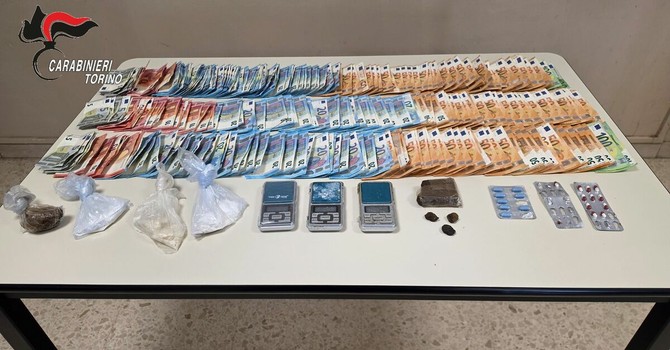 Soldi e droga recuperati dai carabinieri a Chiaverano