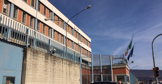 Immagine d'archivio del carcere di Ivrea Immagine d'archivio del carcere di Ivrea