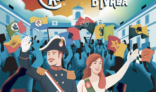 L'immagine ufficiale dell'edizione 2026 del Carnevale di Ivrea