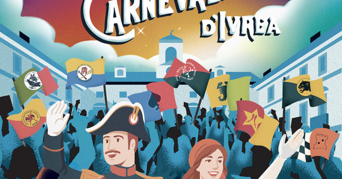 L'immagine ufficiale dell'edizione 2026 del Carnevale di Ivrea L'immagine ufficiale dell'edizione 2026 del Carnevale di Ivrea