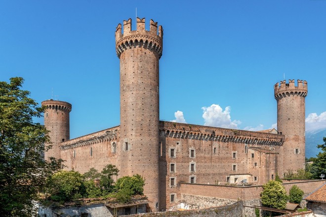 Una immagine del Castello di Ivrea