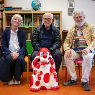 Francesca Vettori con Francesco Altan al Festival Matota