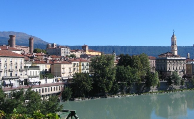 Una immagine d'archivio di Ivrea