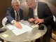 L'incontro tra i due sindaci di Chivasso e Betlemme