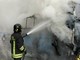 L'incendio del bus a Torre Canavese