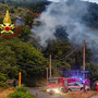 Uno degli incendi che ha colpito la provincia di Torino in queste settimane