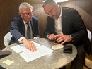 L'incontro tra i due sindaci di Chivasso e Betlemme