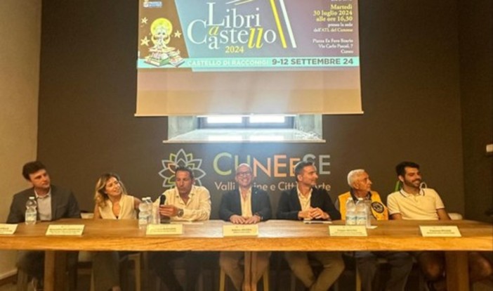 Presentata la seconda edizione di "Libri a Castello": appuntamento a Racconigi dal 9 al 12 settembre