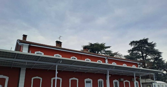 Una immagine della rinnovata ex stazione di Castellamonte Una immagine della rinnovata ex stazione di Castellamonte