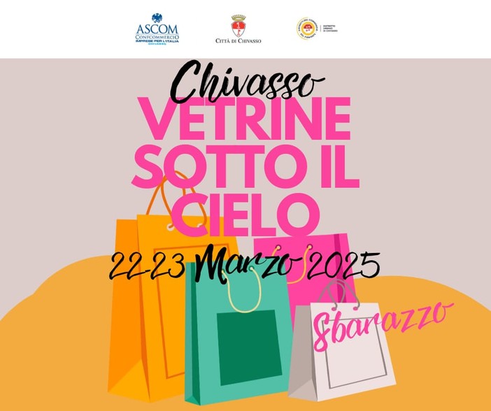A Chivasso arriva l'evento &quot;Vetrine sotto il Cielo&quot;