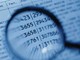 lente di ingrandimento che evidenzia dei numeri lente di ingrandimento che evidenzia dei numeri