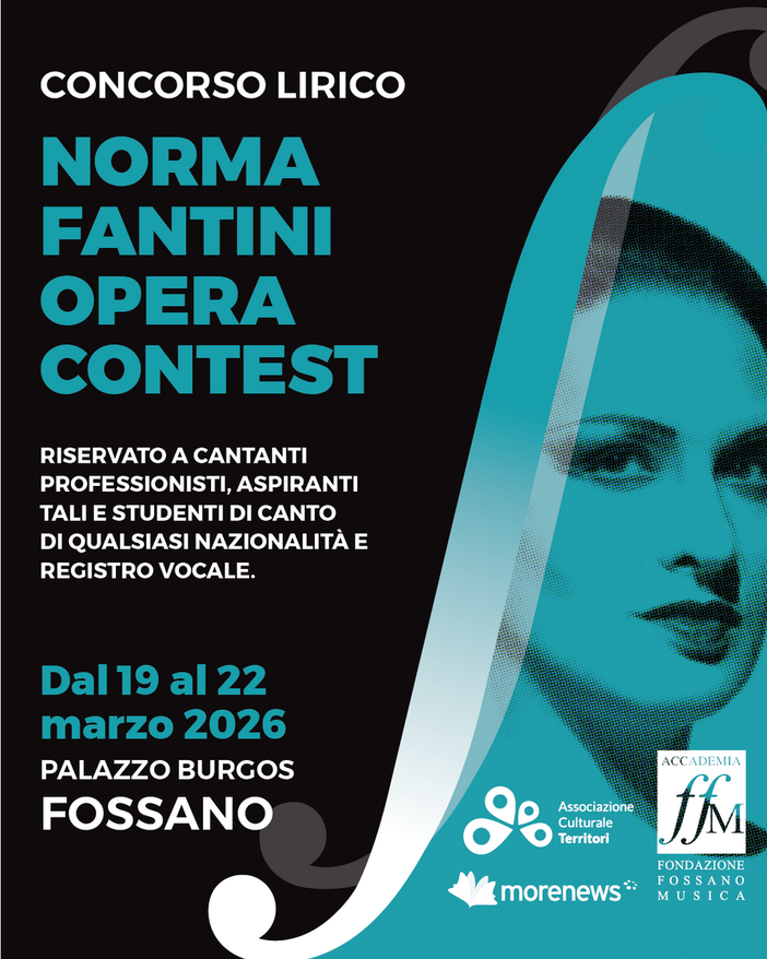 Conto alla rovescia: meno di 30 giorni per iscriversi al Norma Fantini Opera Contest 2026