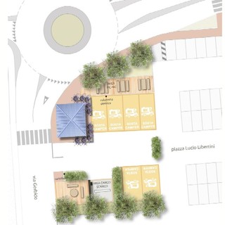 Il progetto per la nuova area camper di piazza Libertini