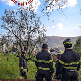 I soccorritori hanno operato con la tecnica della "scala controventata"