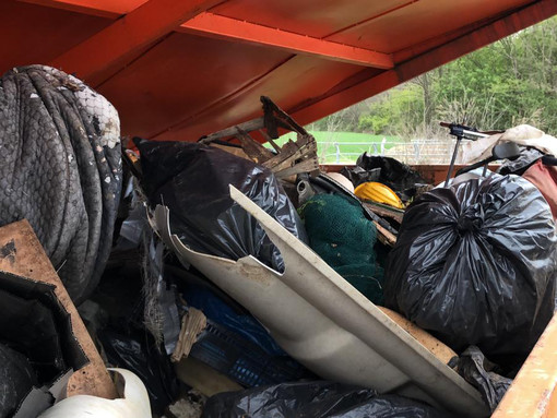 Volpiano: raccolti 30 metri cubi di rifiuti abbandonati