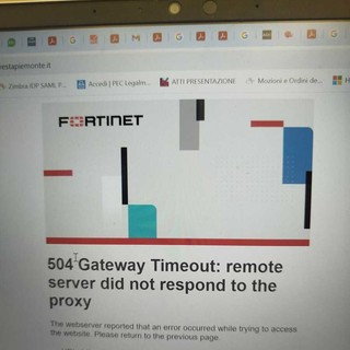 Problemi per il sito Vesta