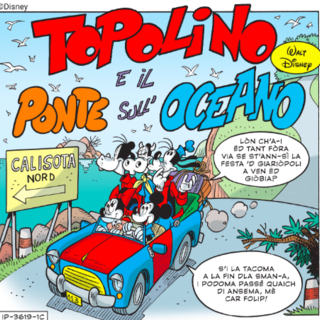Topolino parla in torinese: domani in edicola, la storia &quot;Topolino e il ponte sull’oceano&quot; in dialetto