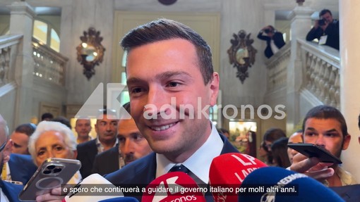 Bardella elogia il governo di Meloni e Salvini: "Spero continui per anni"