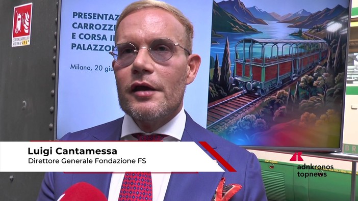 Cantamessa (Fondazione Fs), 'Carrozze panoramiche aperte, nuova esperienza di turismo sostenibile' Cantamessa (Fondazione Fs), 'Carrozze panoramiche aperte, nuova esperienza di turismo sostenibile'