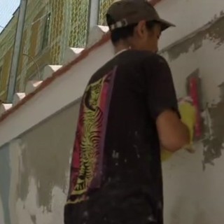 "Così bello che...lo vede anche un cieco", a Roma svelato un murale speciale "Così bello che...lo vede anche un cieco", a Roma svelato un murale speciale
