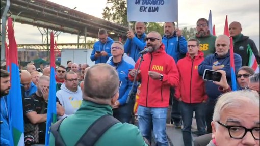 Sciopero all'Ex Ilva di Taranto, Brigati (Fiom): "Mobilitazione fino a quando non avremo risposte"- Video
