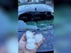 L'auto del comico Cosmin devastata dalla grandine nel bresciano, il video ironico