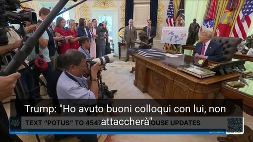 Trump: "Putin non attaccherà territori della Nato" Trump: "Putin non attaccherà territori della Nato"