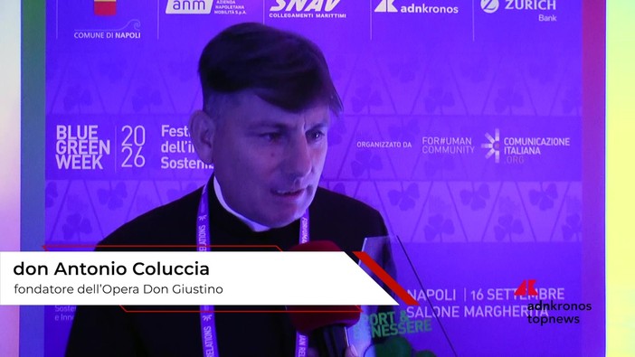 Blue Green Economy Award 2026: Don Coluccia (Opera Don Giustino Roma), "Dedico il premio alle mamme coraggio di Pianura, la cultura salverà i ragazzi" Blue Green Economy Award 2026: Don Coluccia (Opera Don Giustino Roma), "Dedico il premio alle mamme coraggio di Pianura, la cultura salverà i ragazzi"