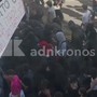 Proteste studenti a Roma, incappucciati infiltrati nel corteo Proteste studenti a Roma, incappucciati infiltrati nel corteo