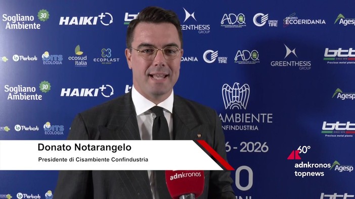 Riciclo, Notarangelo (Cisambiente Confindustria): "Non più semplice gestione dei rifiuti, ma una vera industria" Riciclo, Notarangelo (Cisambiente Confindustria): "Non più semplice gestione dei rifiuti, ma una vera industria"
