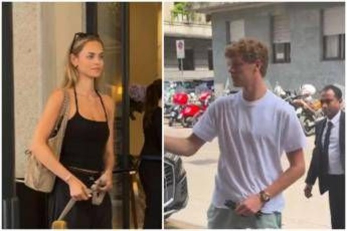 Sinner, lusso a Milano con la fidanzata Laila Hasanovic Sinner, lusso a Milano con la fidanzata Laila Hasanovic