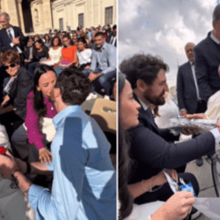 Papa Francesco, i due sposi ricordano la proposta di matrimonio: il video virale sui social