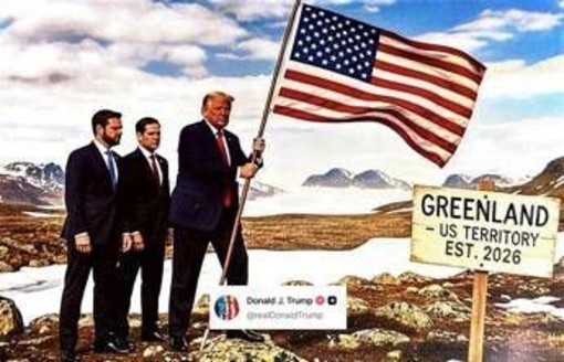Groenlandia, Trump e il post Ai: sull'isola con Rubio, Vance e la bandiera Usa Groenlandia, Trump e il post Ai: sull'isola con Rubio, Vance e la bandiera Usa