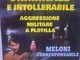 Al corteo di Milano volantino con Meloni vestita da gerarca fascista Al corteo di Milano volantino con Meloni vestita da gerarca fascista
