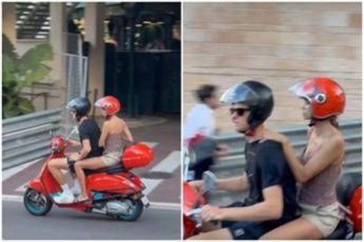 Sinner in vespa a Montecarlo con... Laila Hasanovic Sinner in vespa a Montecarlo con... Laila Hasanovic