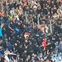 Roma-Slovan Bratislava, scontri tra polizia e tifosi nel settore ospiti Roma-Slovan Bratislava, scontri tra polizia e tifosi nel settore ospiti
