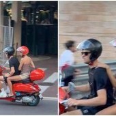 Sinner in vespa a Montecarlo con... Laila Hasanovic