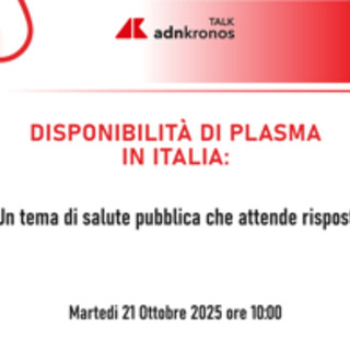 Plasmaderivati, esperti a confronto per garantirne la disponibilità in Italia - Diretta domani dalle 10 Plasmaderivati, esperti a confronto per garantirne la disponibilità in Italia - Diretta domani dalle 10