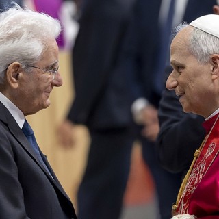 Mattarella alla messa d’inizio pontificato di Papa Leone