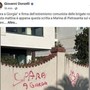 Donzelli pubblica foto scritta su muro: "'Spara a Giorgia' a firma Br, non ci fermeremo" Donzelli pubblica foto scritta su muro: "'Spara a Giorgia' a firma Br, non ci fermeremo"