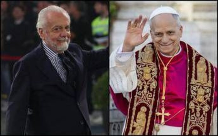 Papa Leone accoglie il Napoli: &quot;Scudetto gran traguardo&quot;. Il dono di De Laurentiis